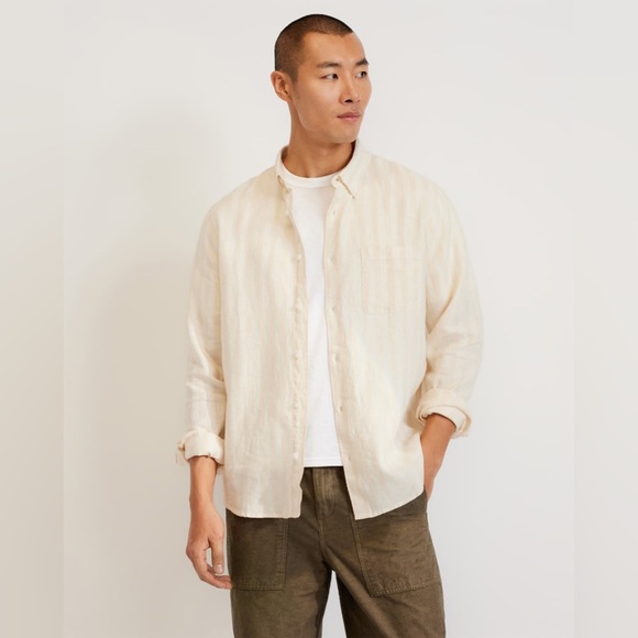 NWT Everlane The Linen Standard Fit Shirt - Picture 1 of 13